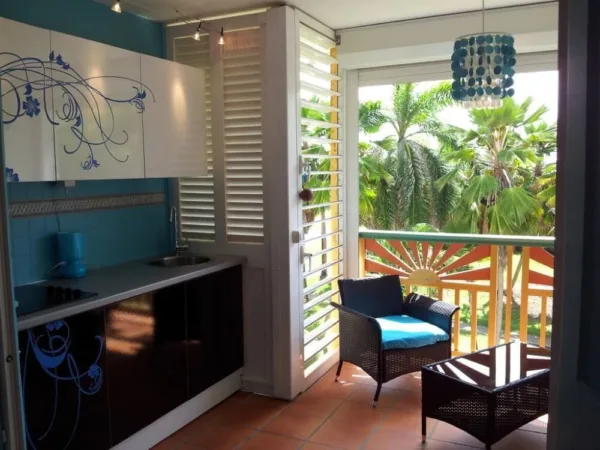 Studio à la location en Guadeloupe Anse des Rochers, Saint-François