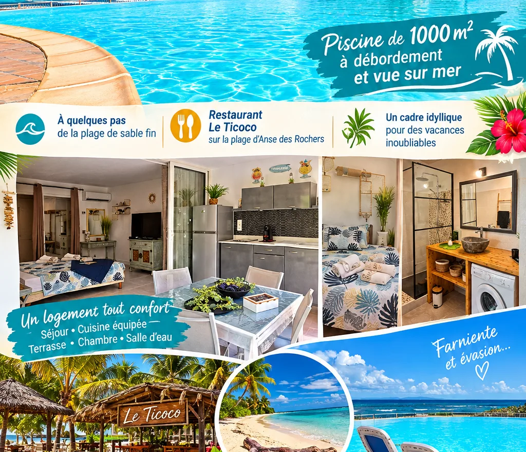 Appartement Anse des Rochers, Saint-François, Guadeloupe