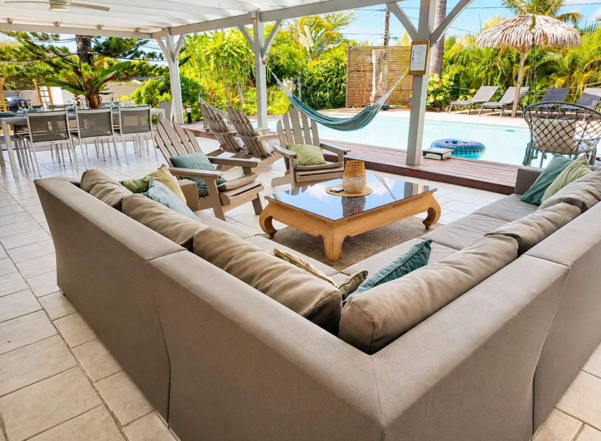 Villa avec piscine à la location pour les vacances Saint-François, Grande-Terre, Guadeloupe