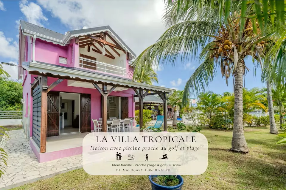 Villa avec piscine à la location pour les vacances Saint-François, Grande-Terre, Guadeloupe
