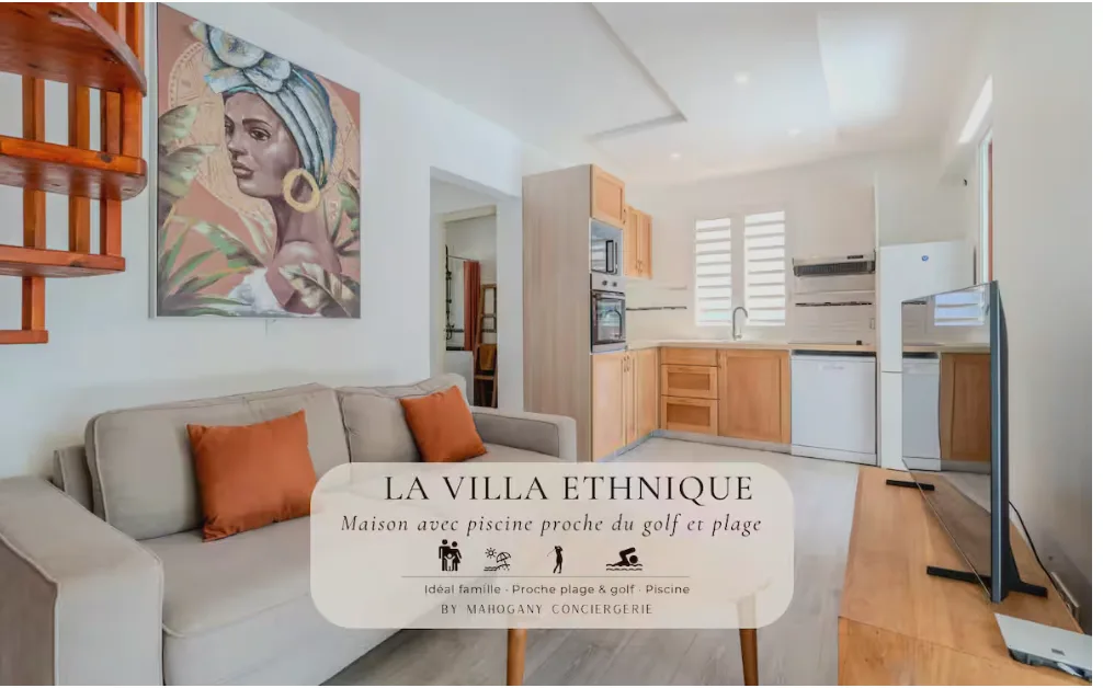 Villa avec piscine à la location pour les vacances Saint-François, Grande-Terre, Guadeloupe