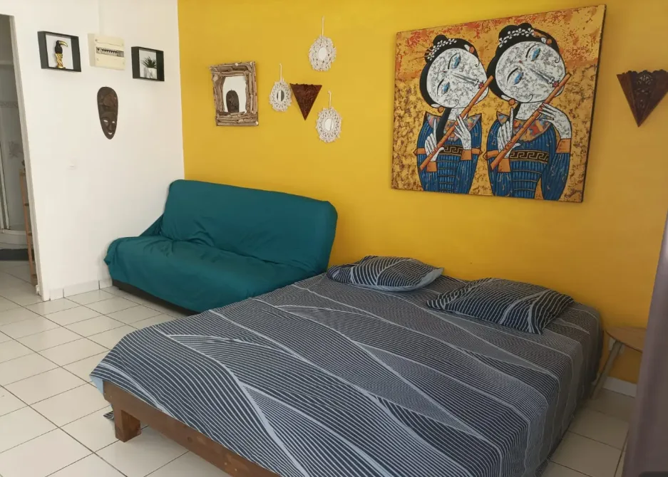 Studio à la location en Guadeloupe Le Moule, Grande-Terre
