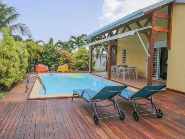 Villa avec piscine à la location pour les vacances Anse des Rochers, Saint-François, Guadeloupe