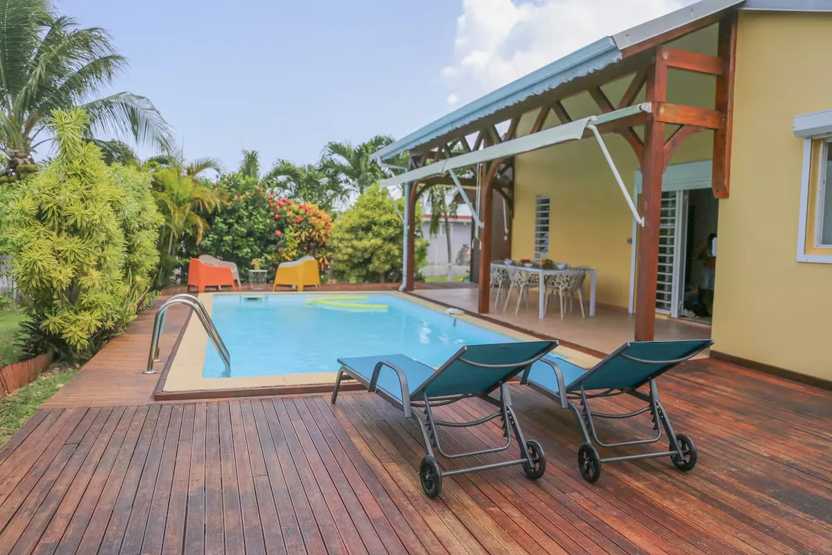Villa avec piscine à la location pour les vacances Anse des Rochers, Saint-François, Guadeloupe
